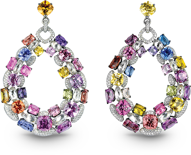 earrings collection by mittal gems