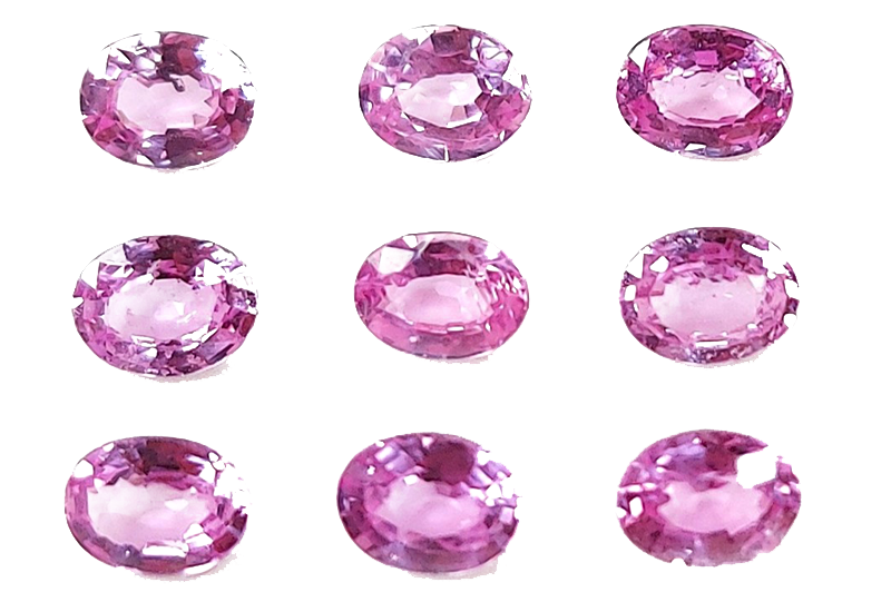 calibrated Pink Sapphire
