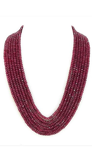 ruby beads necklaces