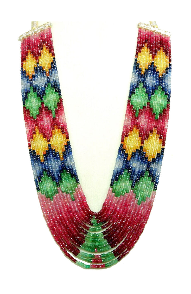 sapphire beads necklaces