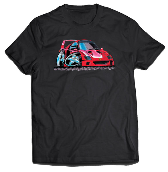 Ferrari F40 Koolart T-Shirt for Men – Supercar Shirts