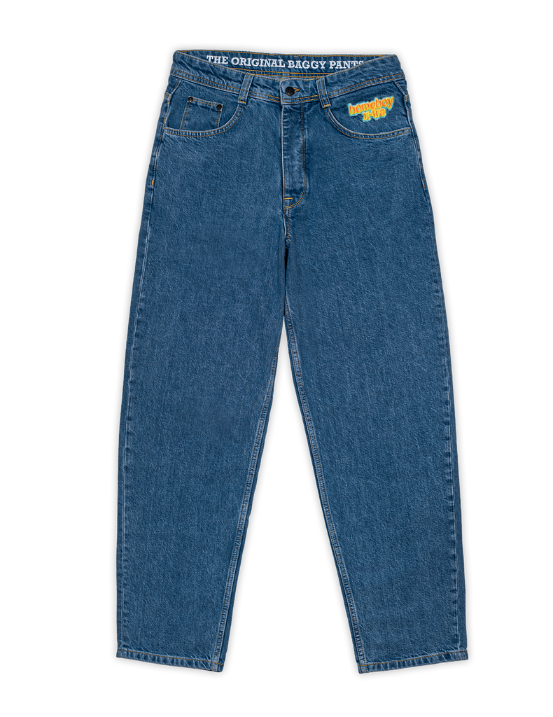 CCS Baggy Taper Denim Jeans - Light Wash