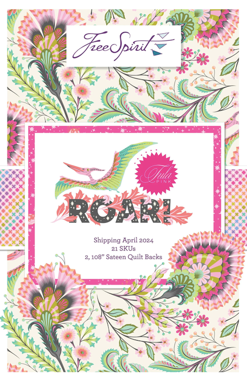 Pre-Order Roar! Fabric by Tula Pink for Free Spirit Fabrics