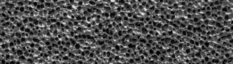 image of open-cell rubber structure