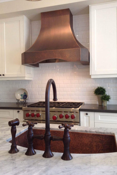 custom copper appliances for domestic kitchen use