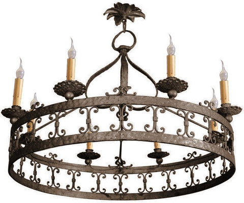 iron chandeliers