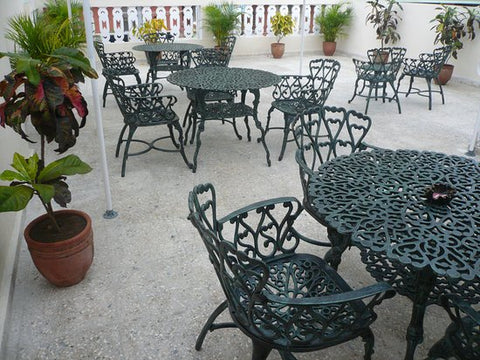 Aluminum Furniture from Mexico for patio and garden