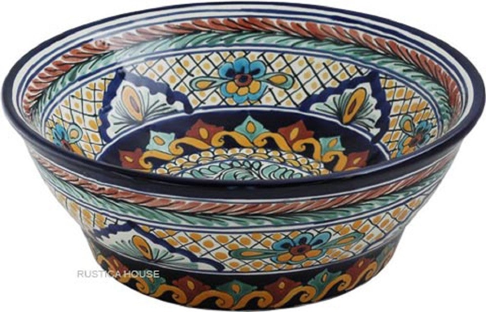 mexican vessel bathroom sink