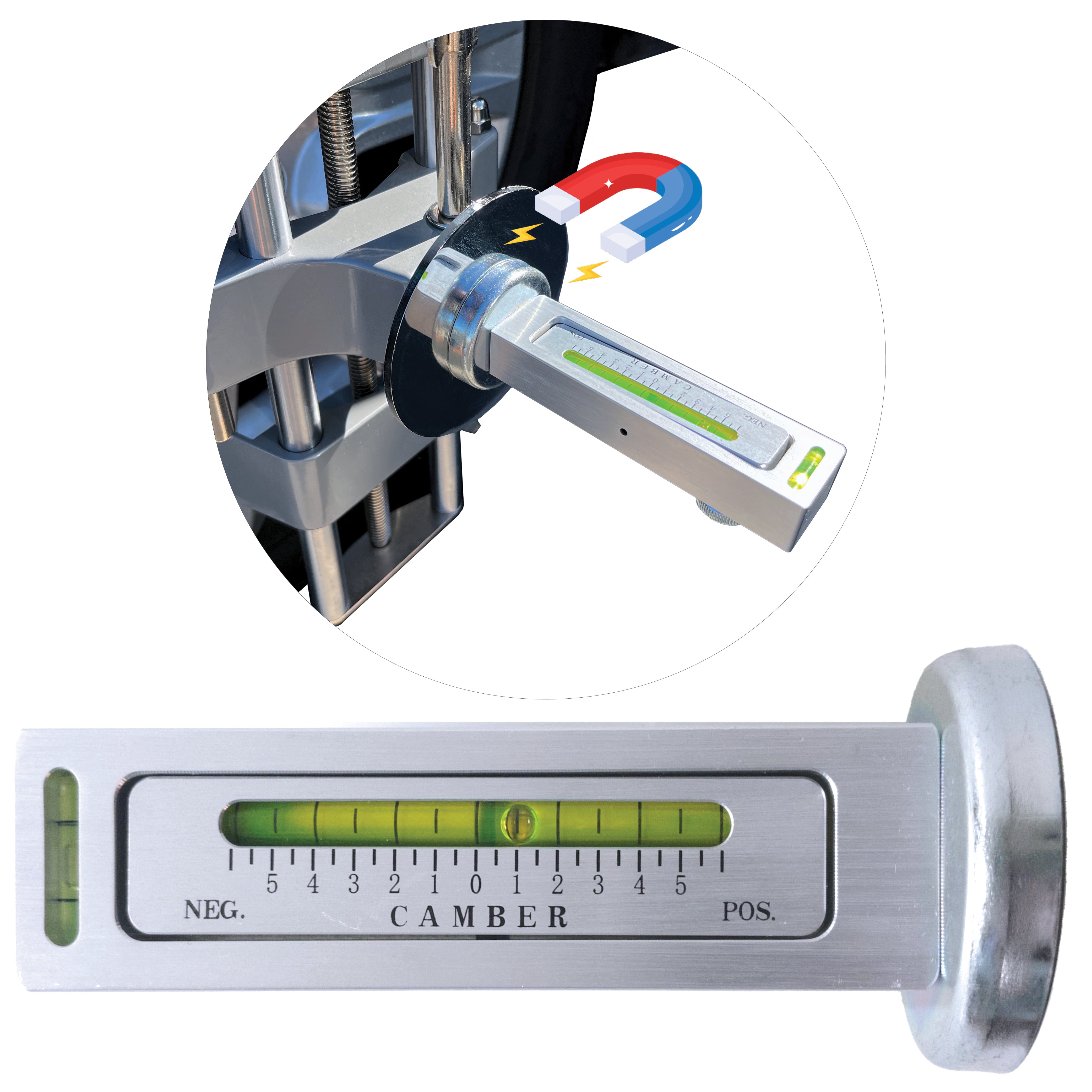 Magnetic Camber Alignment Gauge