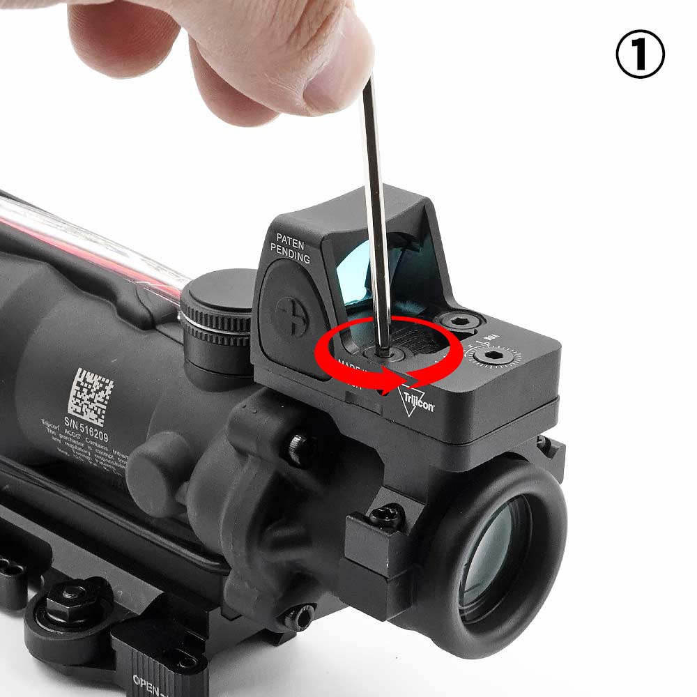 Evolution Gear 製 】Trijicon ACOG TA31 ECOS 4x32 スコープ RMRドットサイト 搭載 集光レ –  エアガン市場 本店