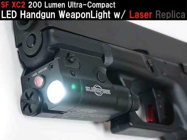 XC2 200 Lumen Ultra-Compact LED Handgun WeaponLight