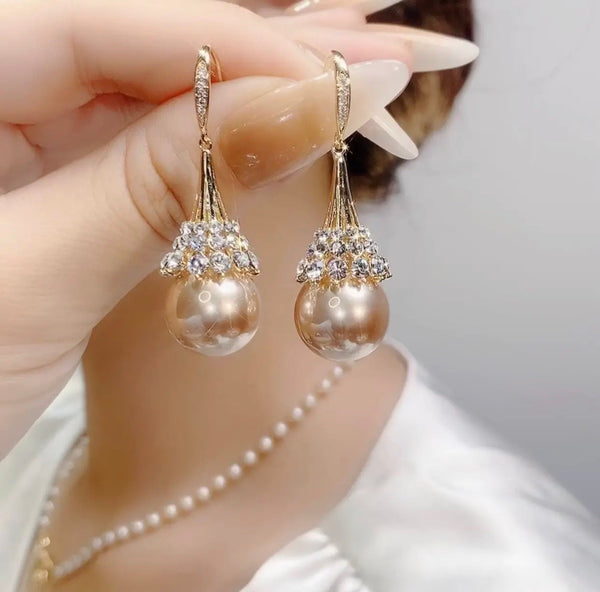 pearl earrings