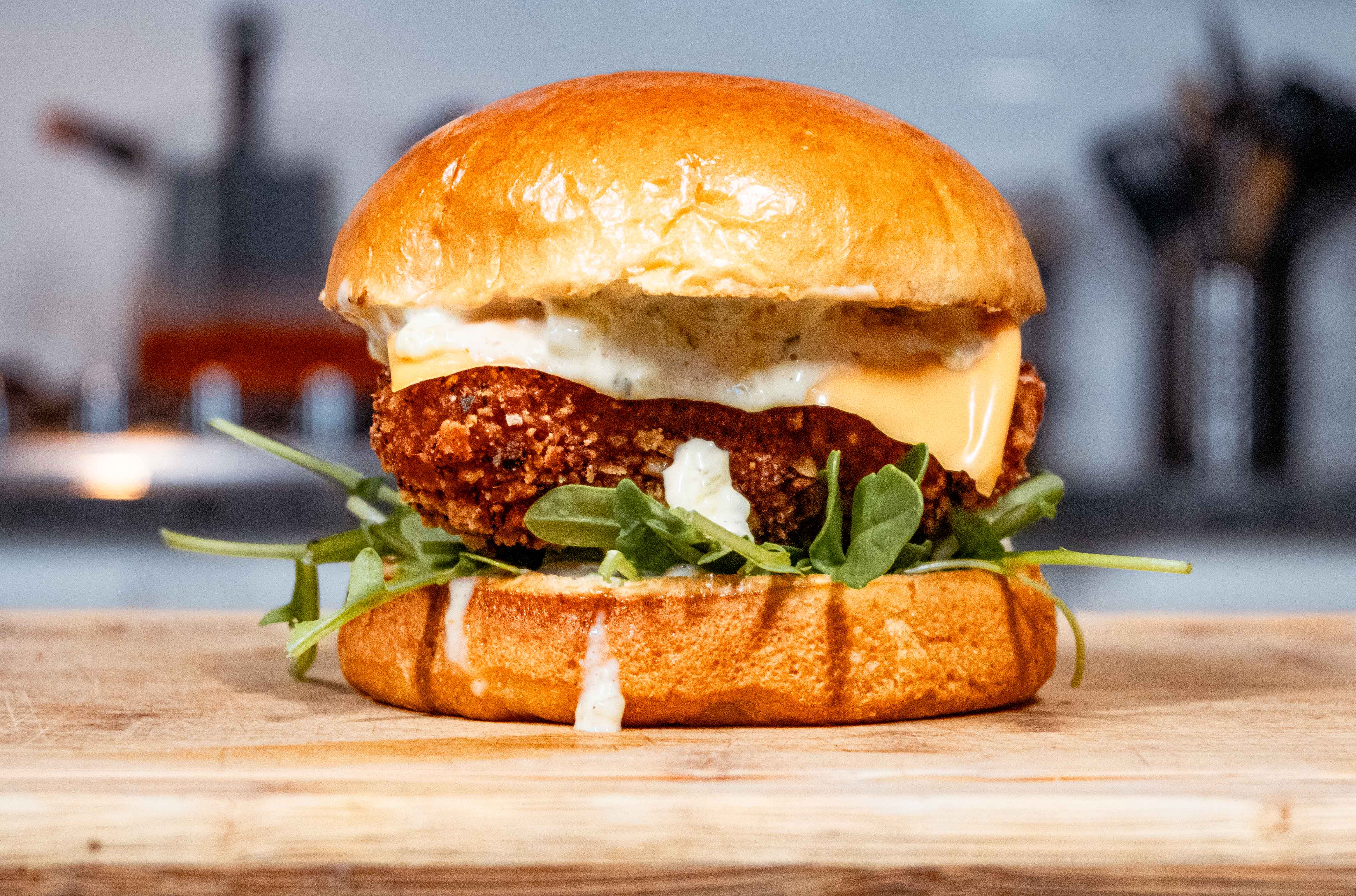 Fried Fillet Sandwich with Panko Crust