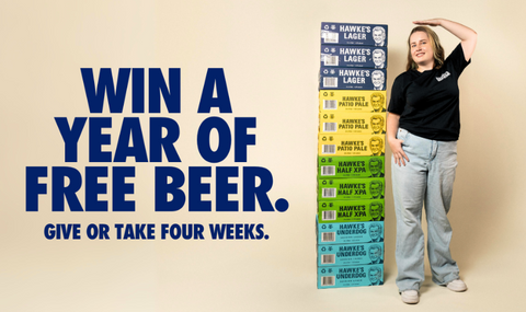 Hawke's Brewing win a year of free beer