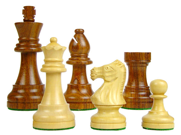  LuckyWish Large Wood Chess Pieces,4.3 Inch King,Chess Pieces  Only, No Board : Toys & Games