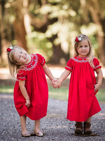 smocked infant christmas dresses