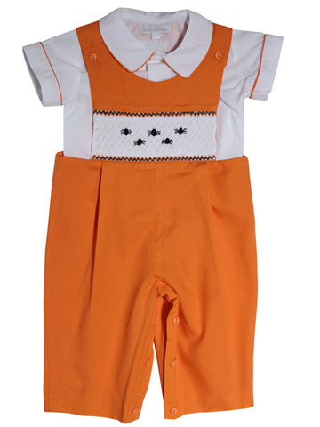 baby boy smocked thanksgiving outfit