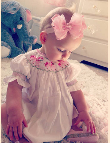 infant girl smocked dresses