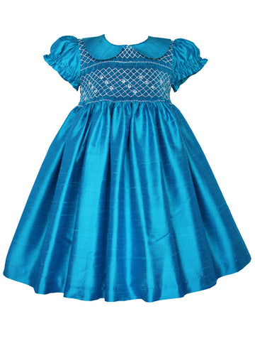 turquoise little girl dresses