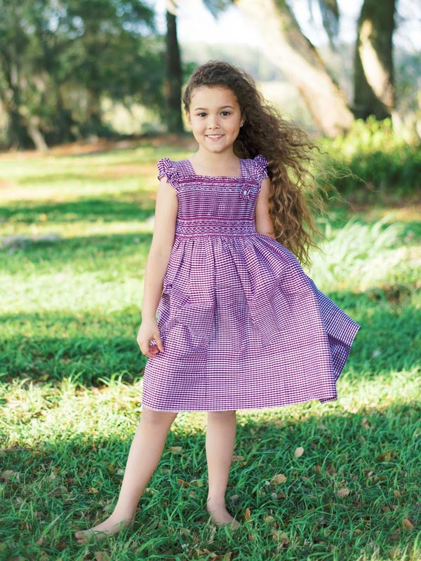 girls light purple dress