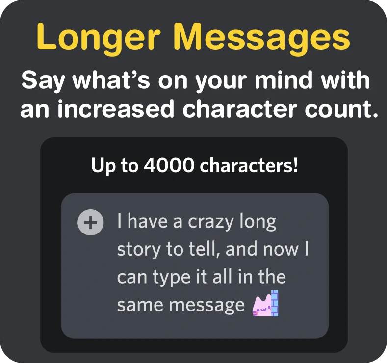 Longer Messages