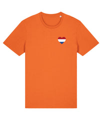 T-shirt Koningsdag Hartje NL vlag de Bedrukwinkel