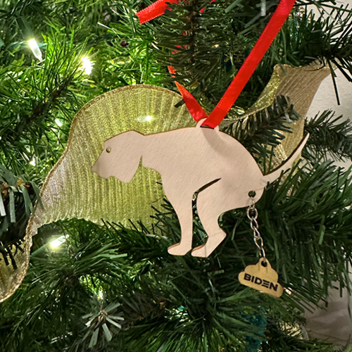 Image of Biden Dog Poop Ornament