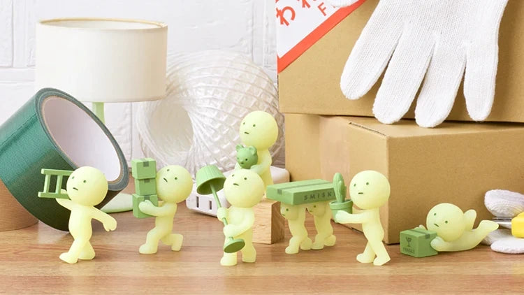 Smiski Moving Series glow-in-the-dark figures
