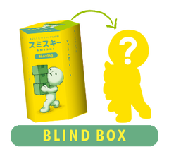 Diagram demonstrating a random Smiski figure is in each blind box