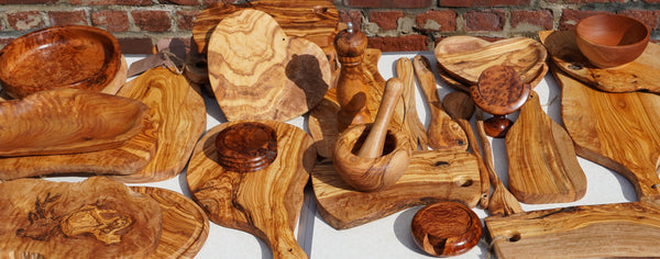 olive wood kitchenware