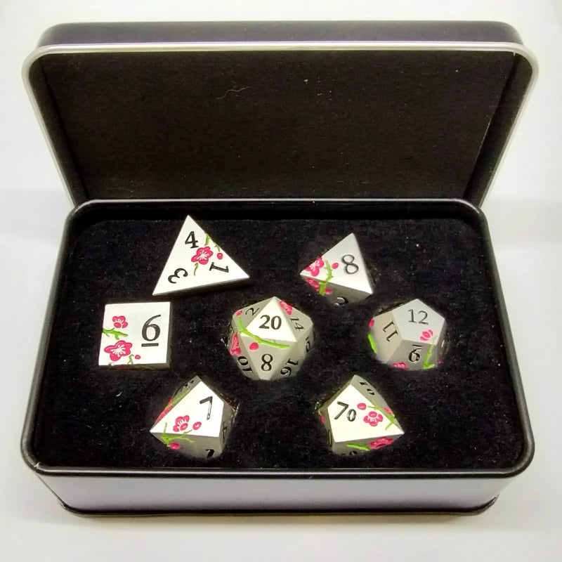 METAL ~ complete set complet Color:Or avec fleurs rouges