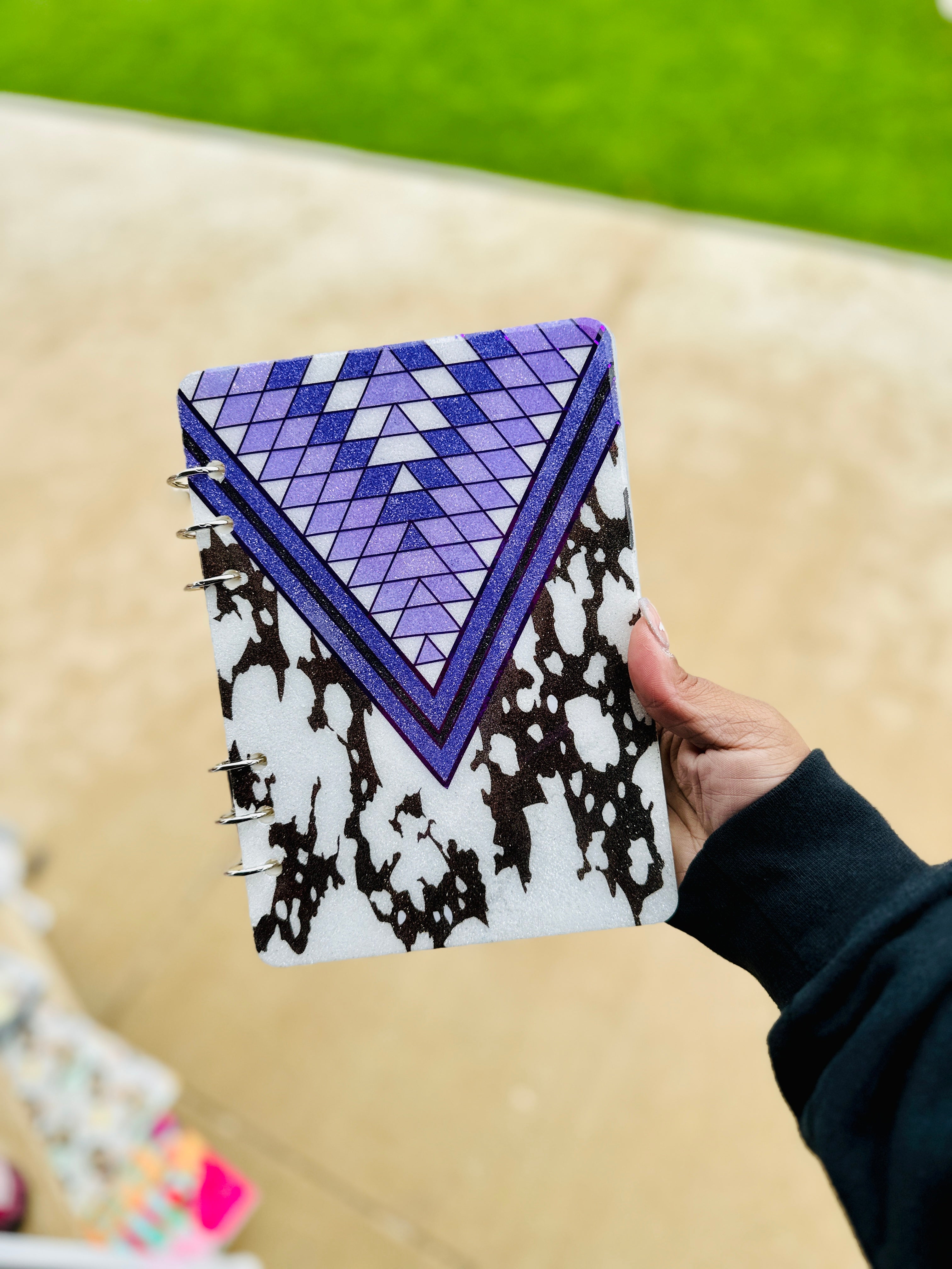 PURPLE COW A5 Notebook