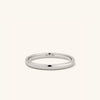 Silver 2mm Curve Band featuring a delicate design, ideal for marking special moments. Lightweight, durable, and perfect for daily wear or special occasions.