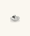 Amelia Seashell Brooch: A detailed close-up of a platinum fashion accessory featuring a seashell design, ideal for adding elegance to clothing or bags.