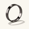 4mm Smooth Band, a close-up of a platinum ring, showcasing its sleek and lightweight design, perfect for marking significant life moments.