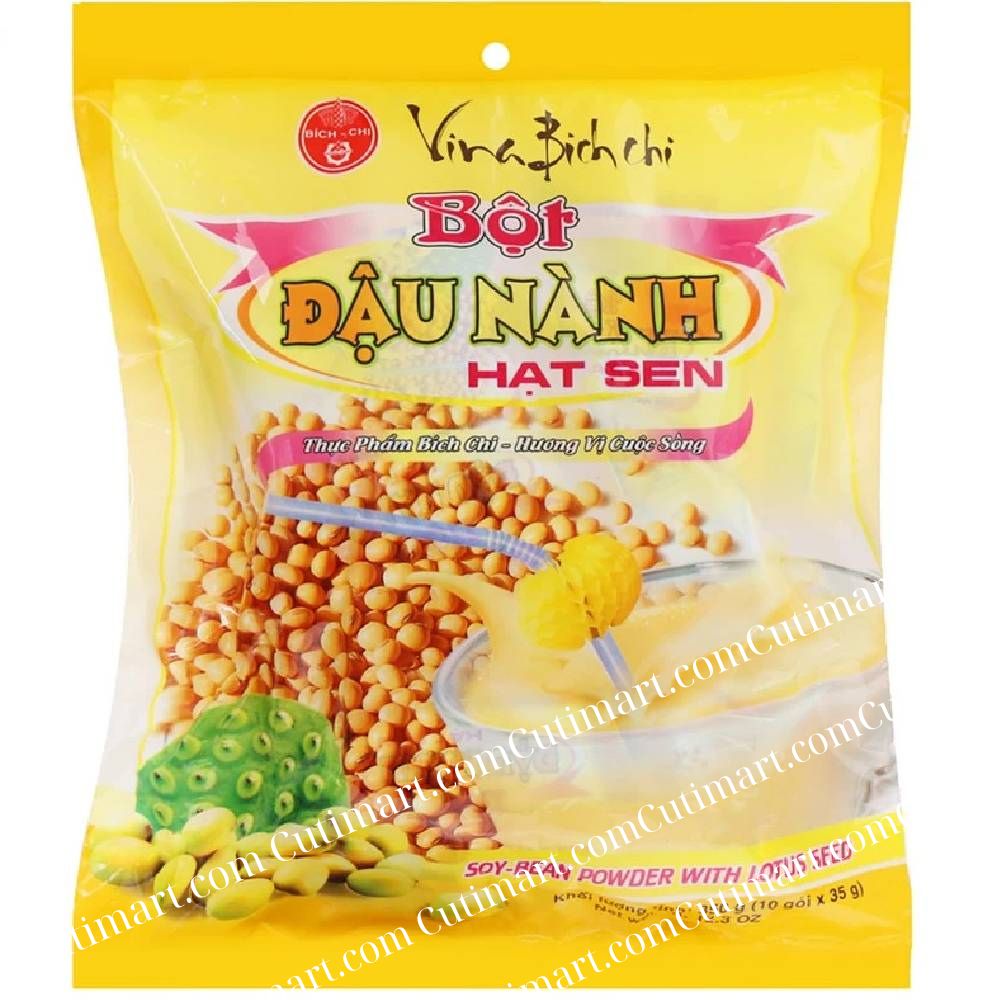 Vina Bich Chi Soy Bean Powder With Lotus Seed (Bột Đậu Nành Hạt Sen) - 350g