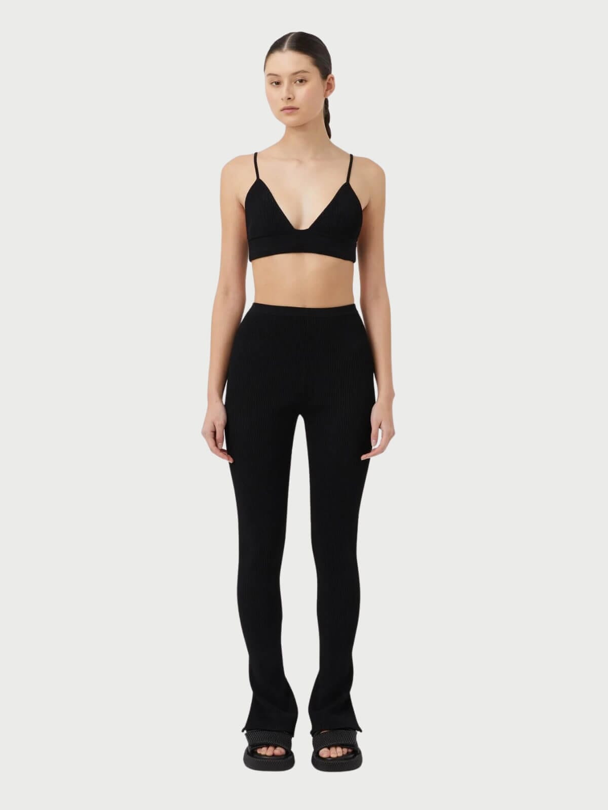 Athleisure Rib Legging - Mist – ENA PELLY AU