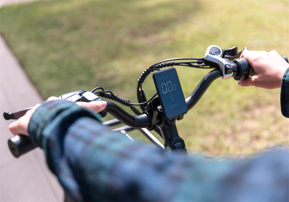 TESWAY is equipped with a multi-function display that allows you to fully understand all riding data