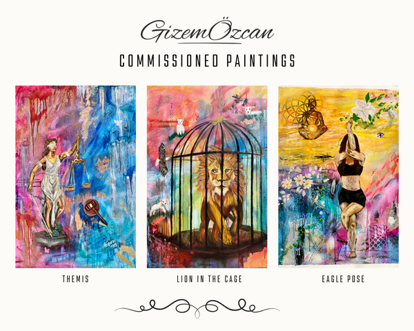 Gizem Özcan Art Commission Paintings