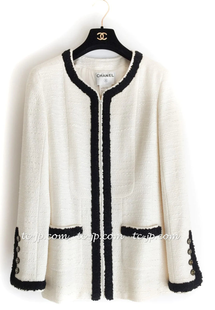 シャネル　ワンピース　ジャケット　Shop chanel dress jacket white zipper