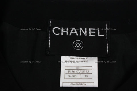chanel jacket シャネル　ジャケット　ラベル　本物 authentic label