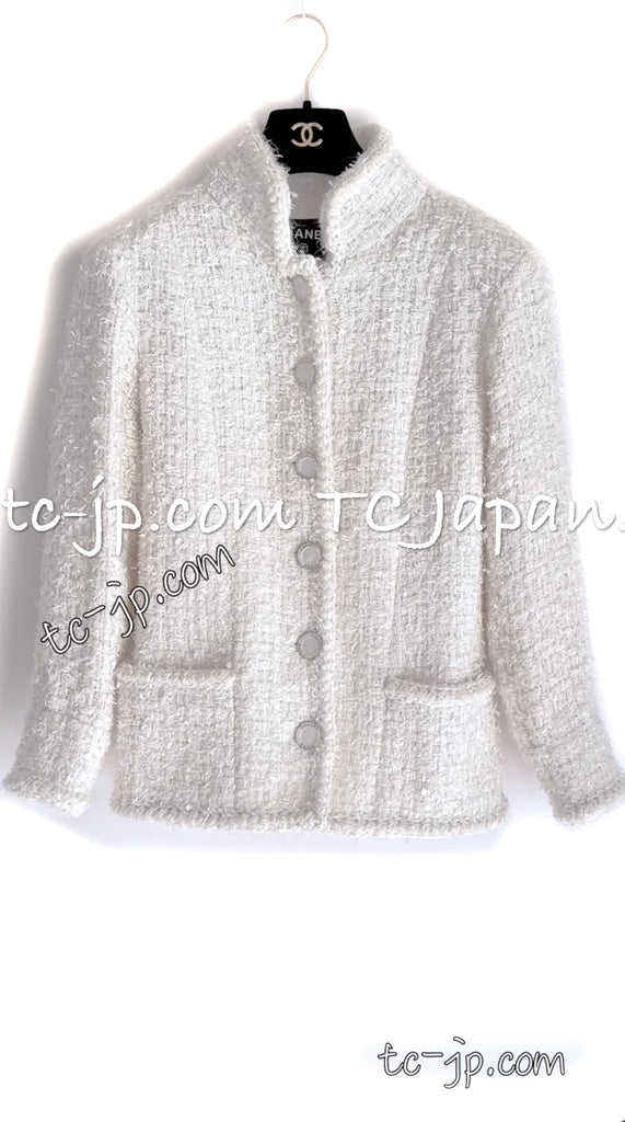 chanel jacket シャネル　ジャケット　ホワイト　white 2015 fall 秋冬　fall winter