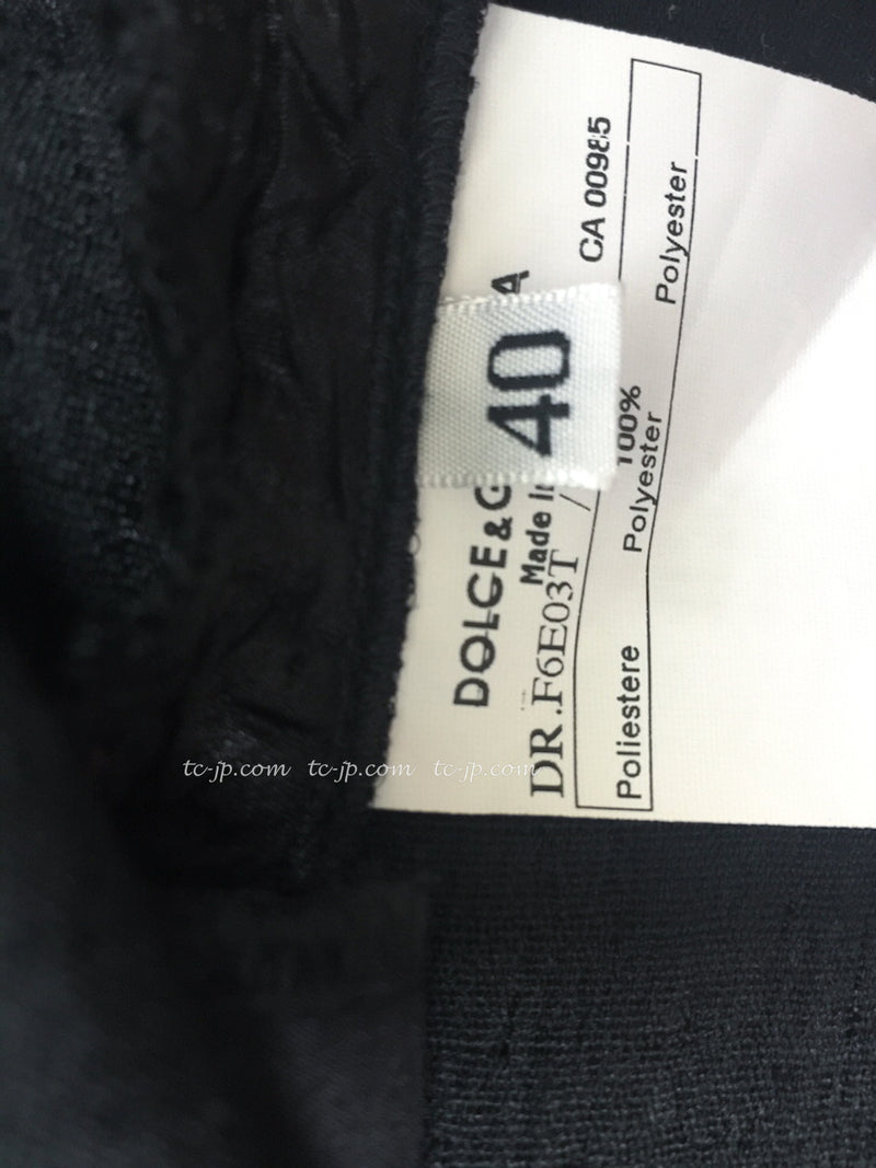 Dolce & Gabbana Black Dress Like New IT40 US4 ドルチェ＆ガッバーナ