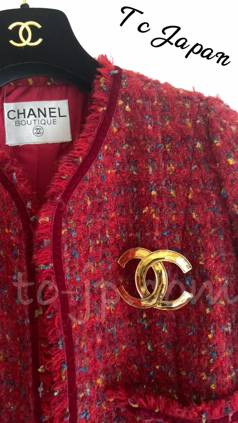 完成品 CHANEL シャネル ジャケット CHANEL ヴィンテージ・レッド