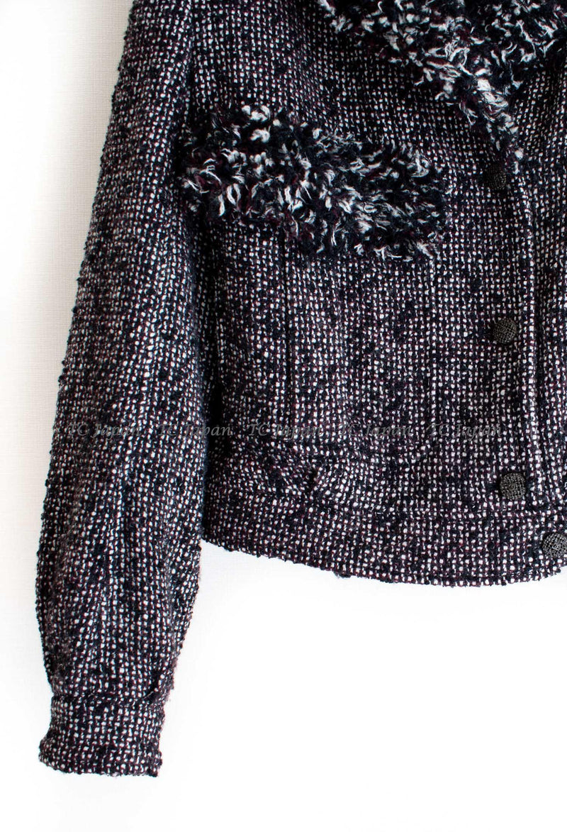 シャネル モーターサイクル・ジャケット・コート CHANEL 12A Tweed