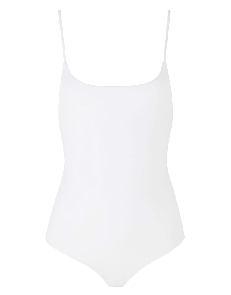 Luna Salt White One Piece Swimsuit | Broochini.com