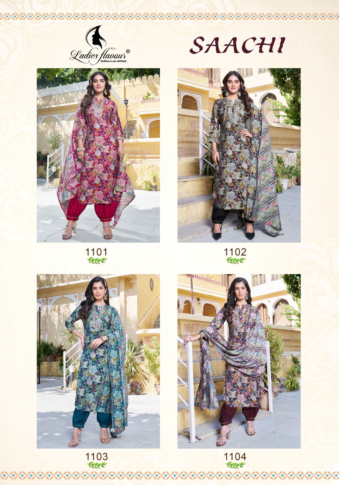 Afghani Suits Printed Designer Readymade Suits Catalog - The Ethnic World