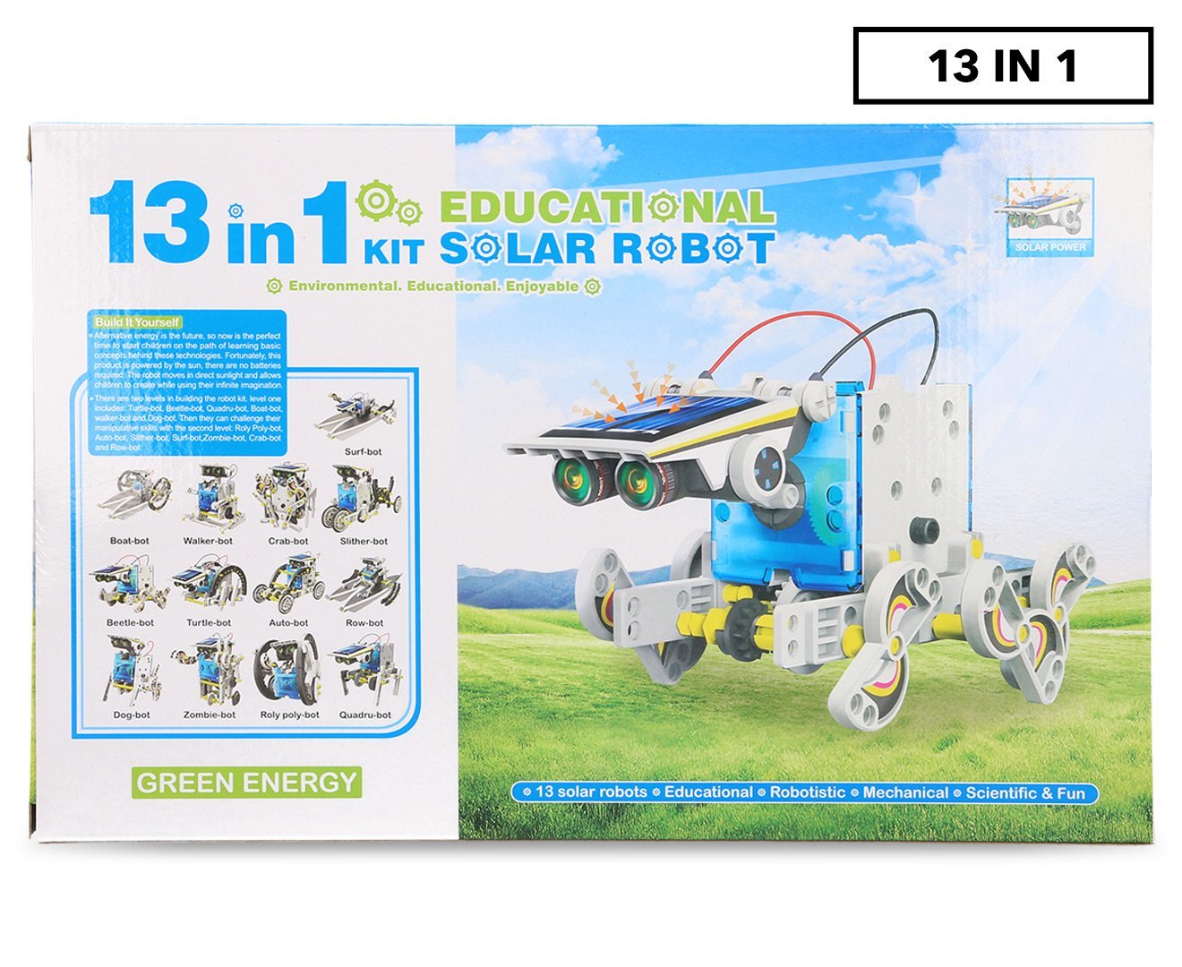 13 in 1 solar robot kit