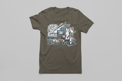 T-Shirt with New York State symbols