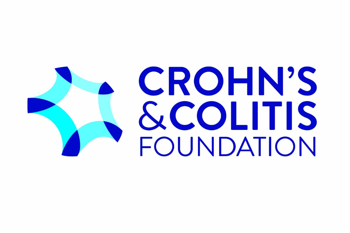 Logo and name of Crohn's & Colitis Foundation a prominent foundation for Crohn's disease.